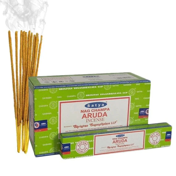 SATYA NAG CHAMPA ARUDA INCENSE 12 CT