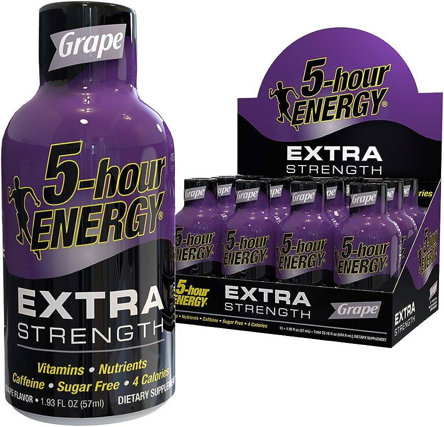 5 HOUR ENERGY EXTRA STRENGTH GRAPE 12 CT