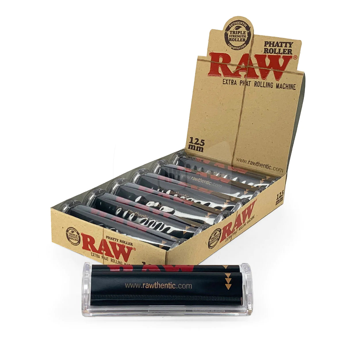 RAW PHATTY 125MM ROLLING MACHINE 6CT