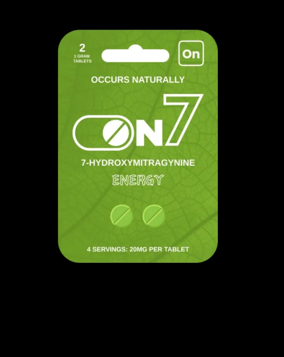 ON 7 : 7OH KRATOM TABLETS 20 Mg per tablet / 3 PK