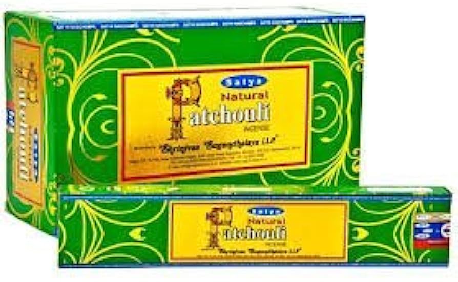 SATYA NAG CHAMPA PATCHOULI INCENSE STICKS 12 CT