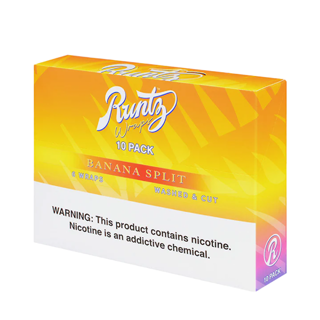 RUNTZ WRAPS LEAF 6PK-10CT