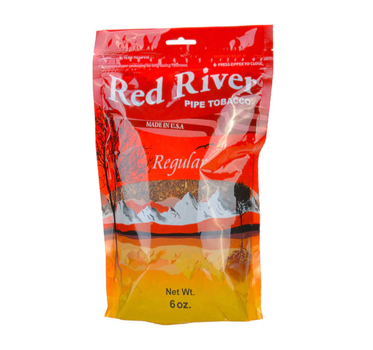 RED RIVER REGULAR PIPE TOBACCO 6 OZ. BAG