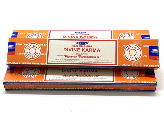 SATYA NAG CHAMPA DIVINE KARMA INCENSE 12 CT