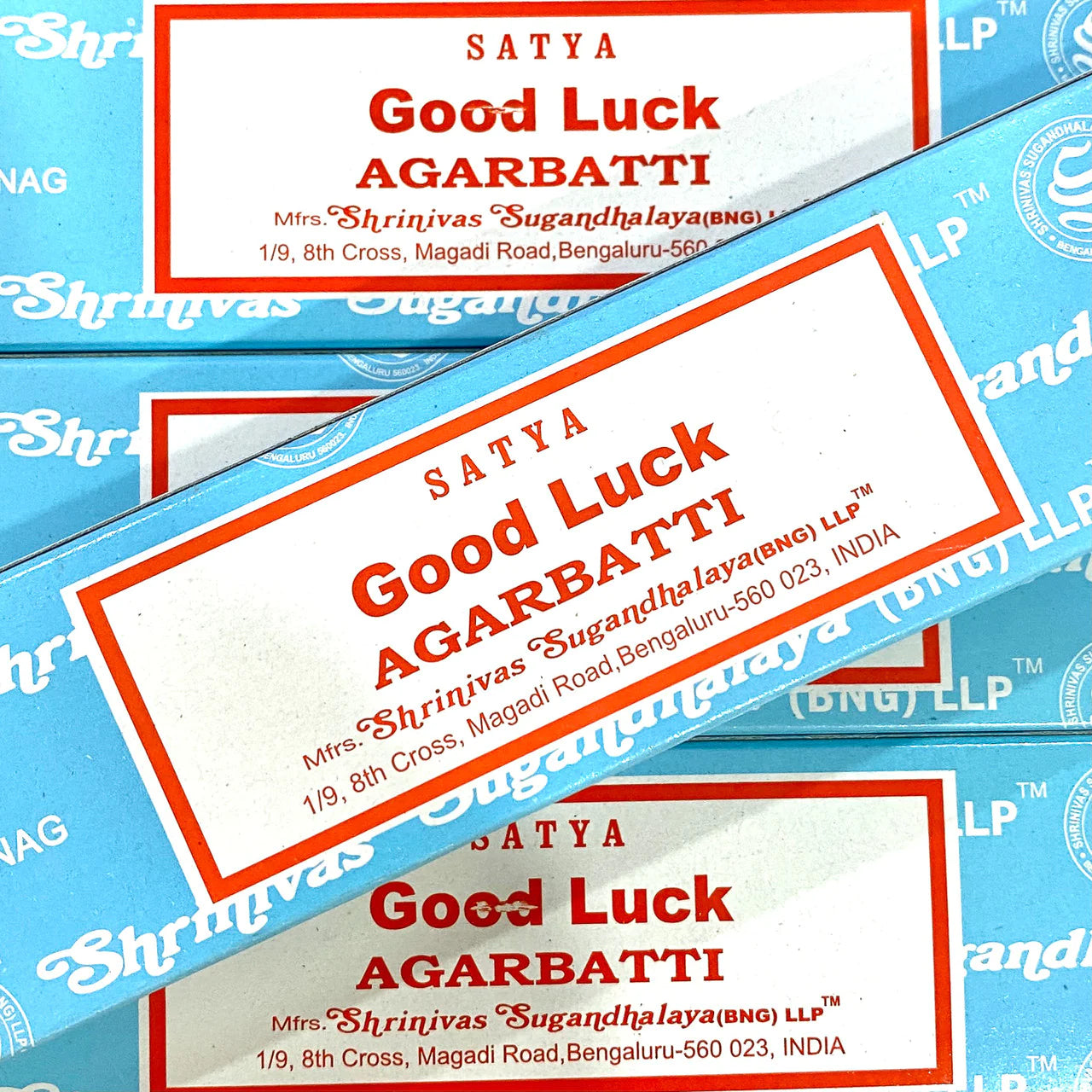 SATYA - GOOD LUCK INCENSE STICKS - 12CT