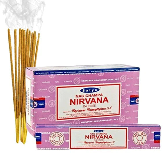 SATYA NAG CHAMPA SAI BABA NIRVANA INCENSE 12 CT