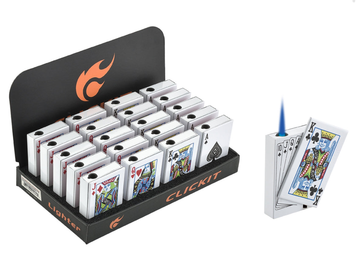 CLICKIT TORCHES PLAYING CARDS 20 CT $3.99 EA