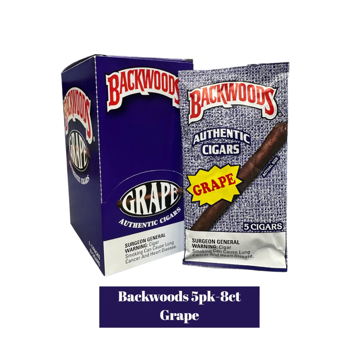 BACKWOODS CIGARS 5PK/8 CT