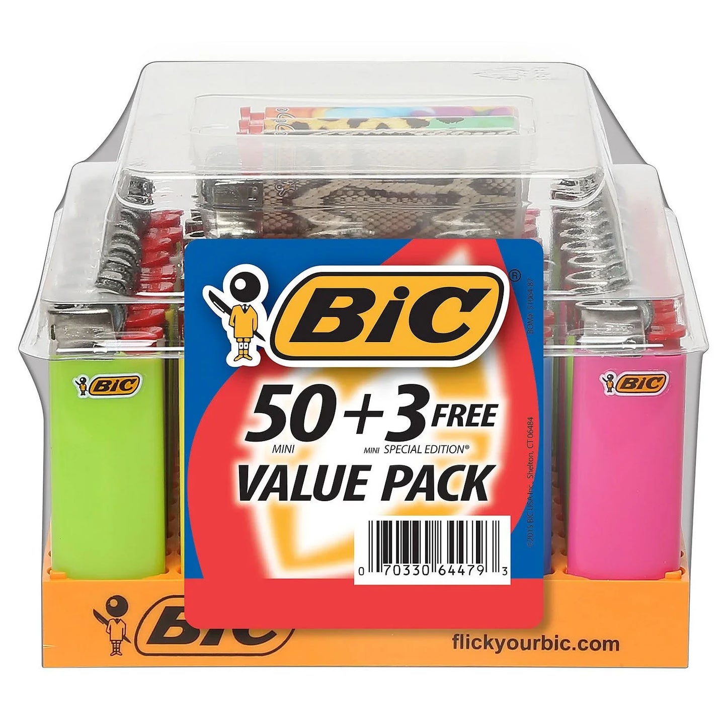 BIC LIGHTERS CLASSIC MINI 50+3 BONUS