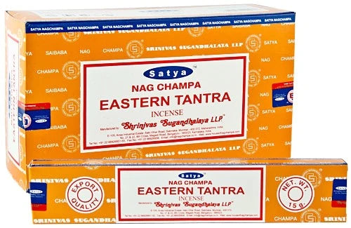 SATYA NAG CHAMPA EASTERN TANTRA INCENSE 12 CT