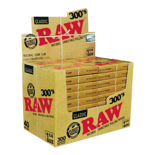 RAW CLASSIC 300s SIZE 1¼ 40 CT