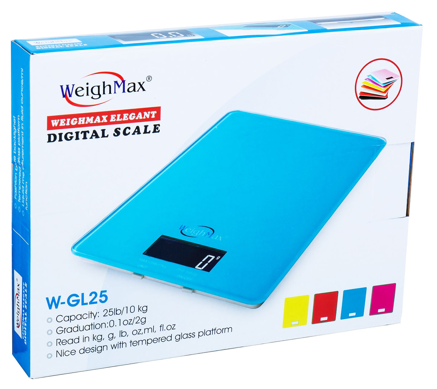 SCALE WEIGHMAX / W-GL25 BLUE