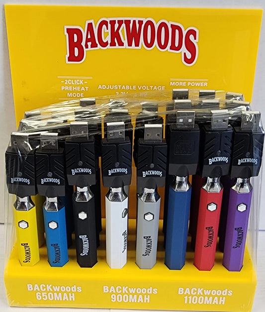 BACKWOODS BATTERIES DISPLAY 24CT (SQUARE)