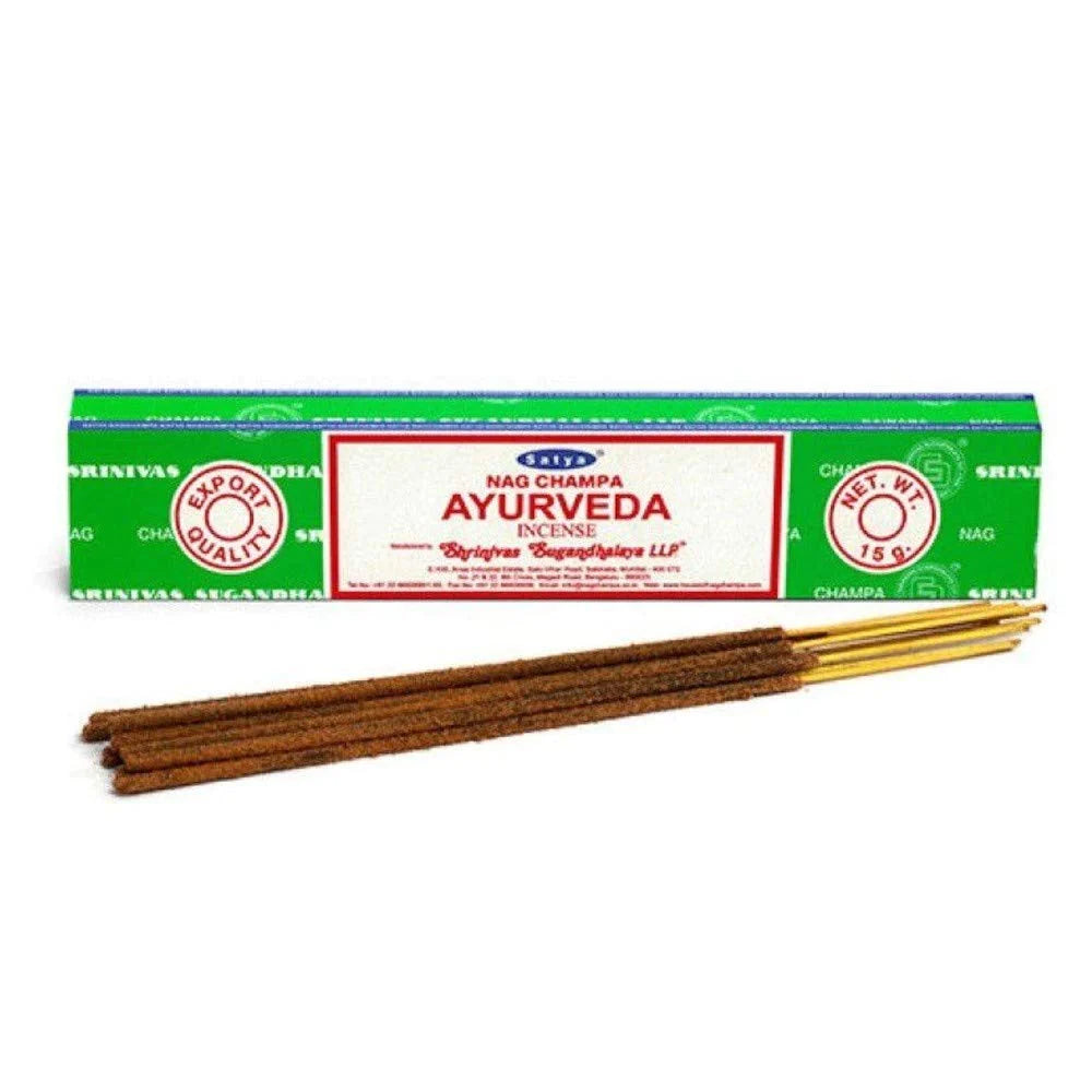 SATYA NAG CHAMPA AYURVEDA INCENSE STICKS 12 CT