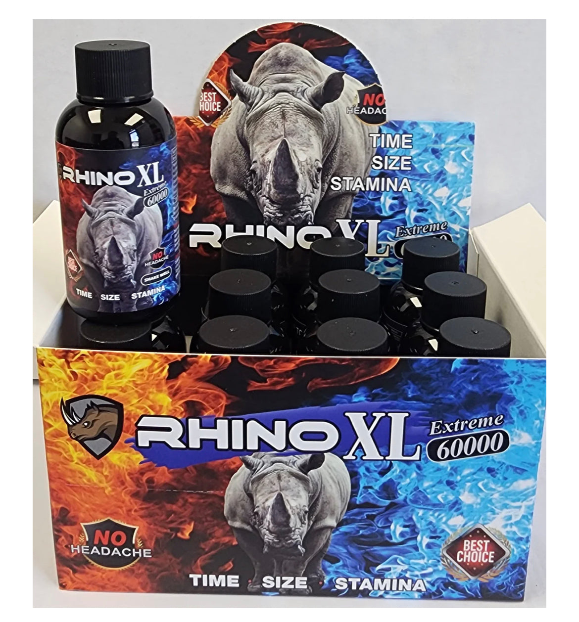 Rhino Shots 2oz 12pk Display Rhino XL