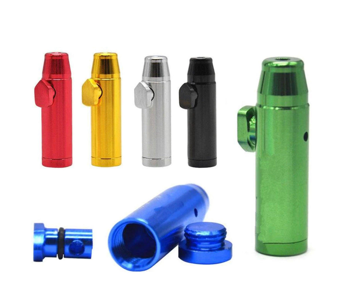 SNUFF PIPES ALUMINUM METAL BULLET