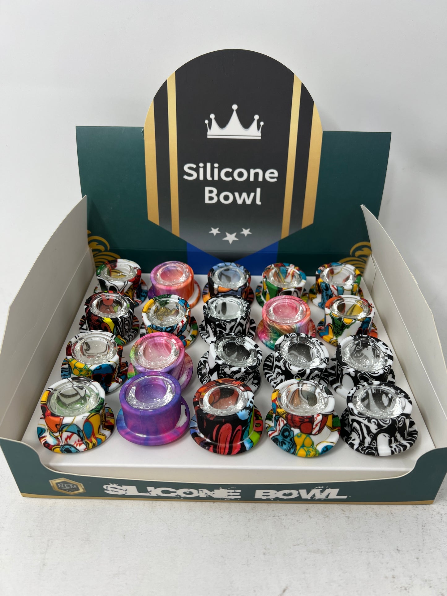 SILICON BOWLS 20CT ($4.99 EA)