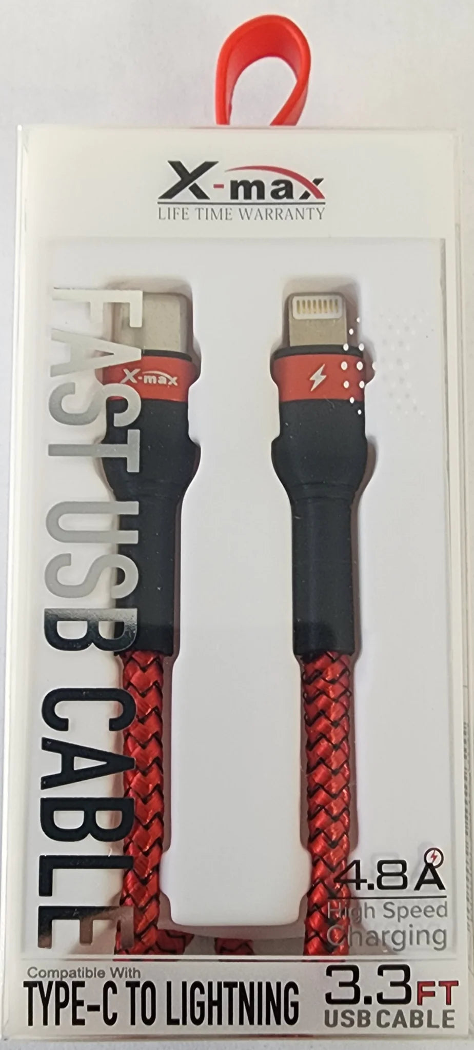 X-MAX TYPE-C TO LIGHTNING CABLE 20 PC ($3.49 EA)