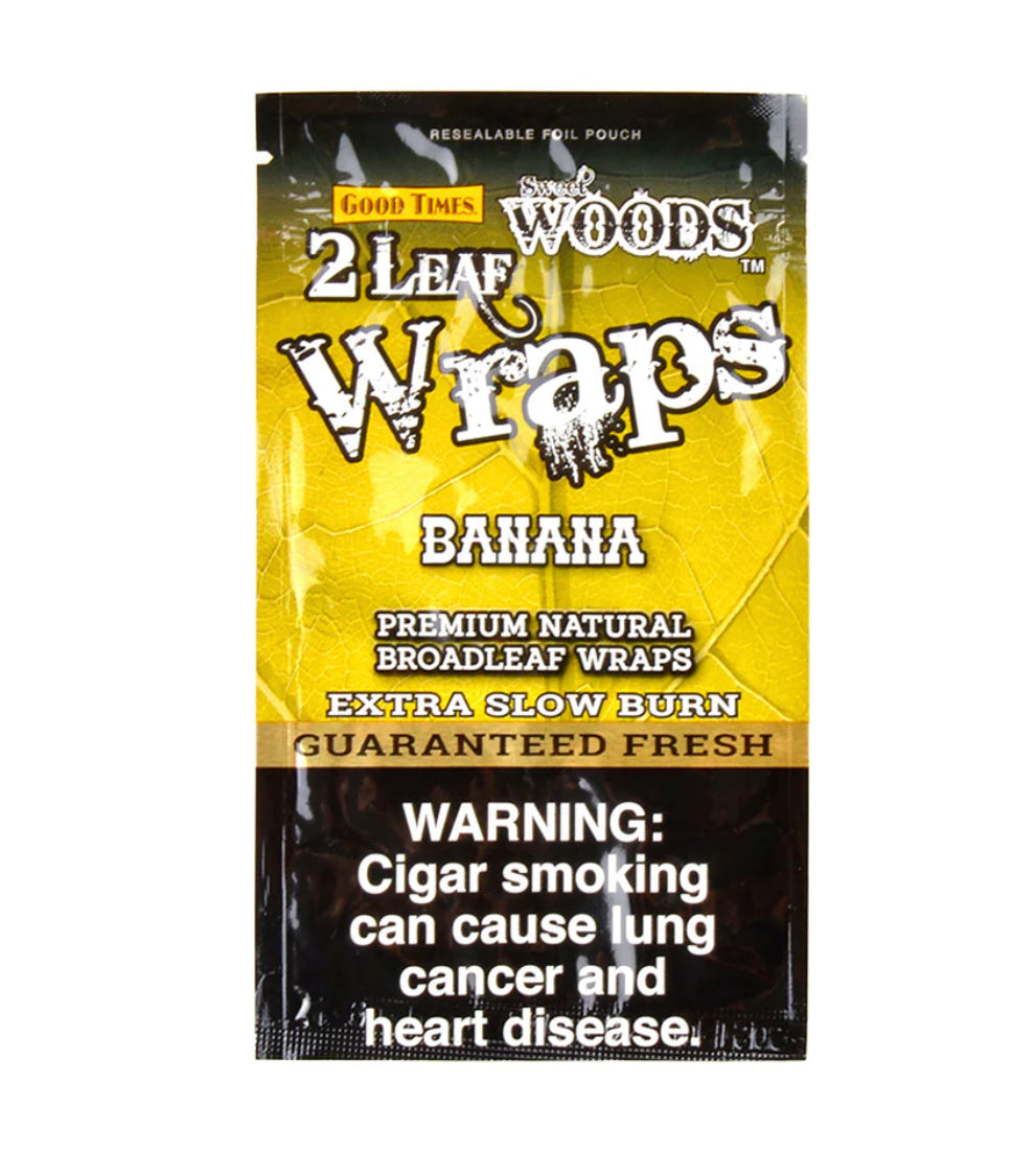 GOOD TIME WOODS LEAF WRAPS 60 CT