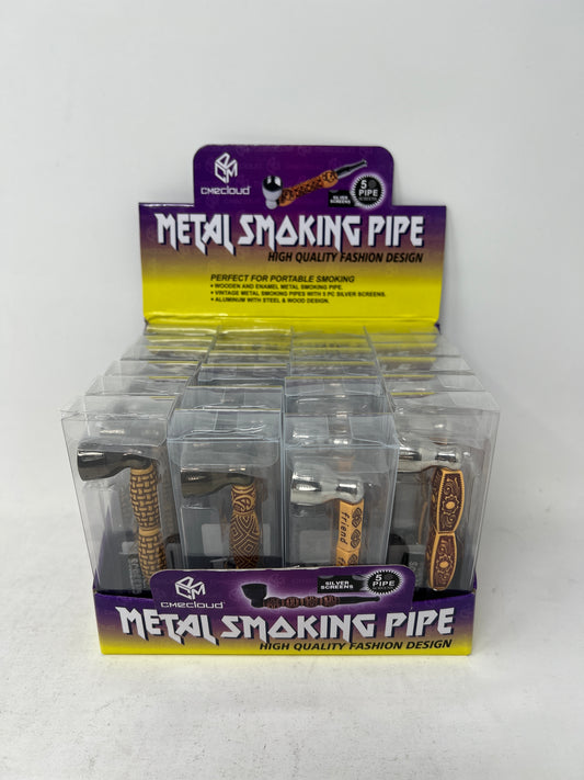 METAL TOBACCO PIPE PI-MY010-1 24 CT ( $4.99 EA )