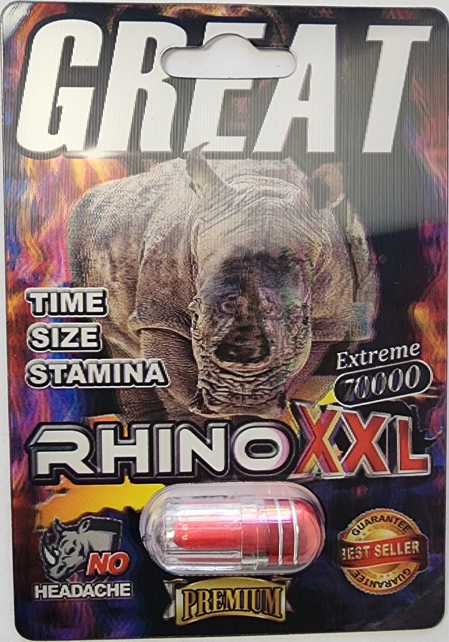 RHINO SINGLES GREAT 70000 XXL 24 CT ($2.99 EA)