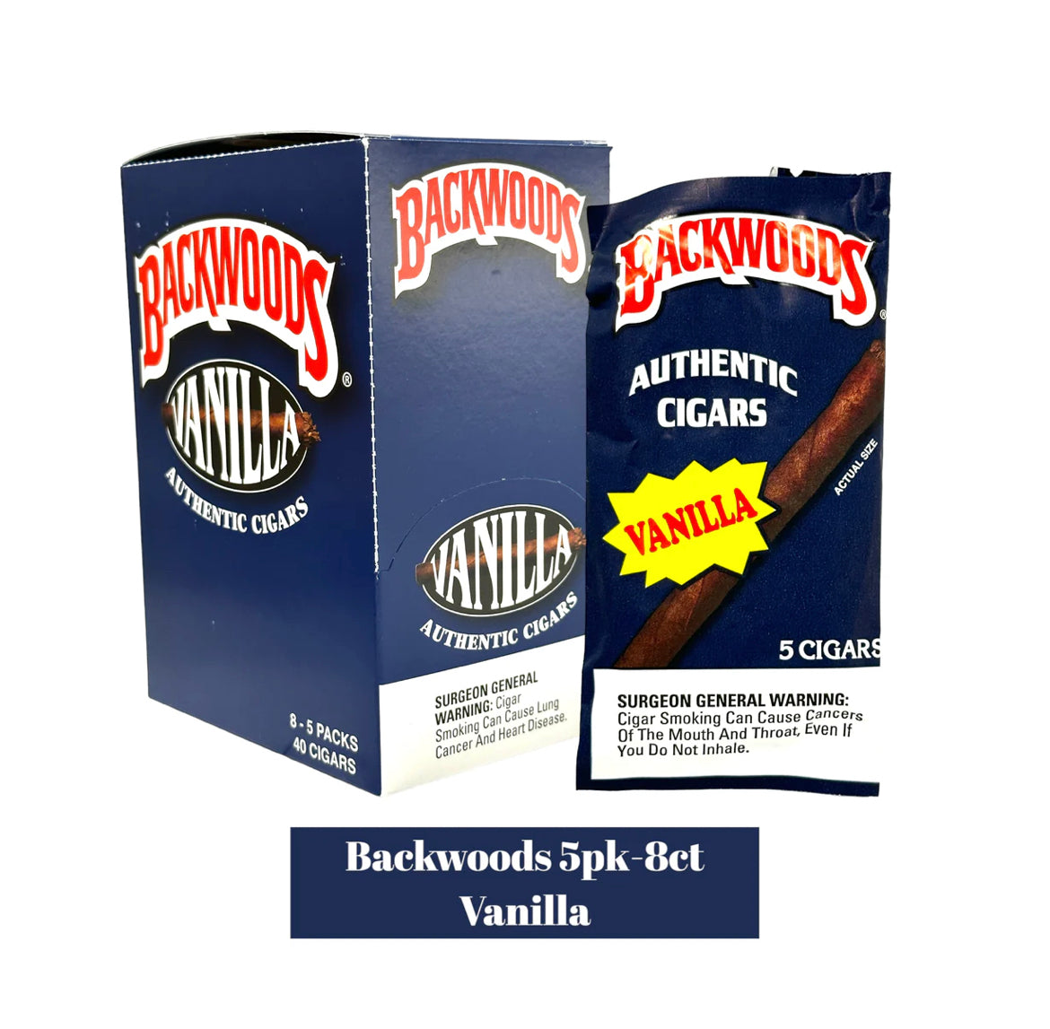 BACKWOODS CIGARS 5PK/8 CT