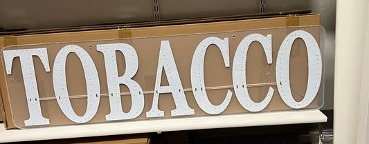 LED SIGN TOBACCO / OPEN