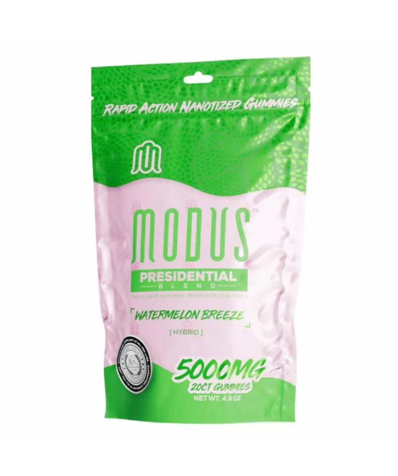 MODUS Presidential Blend 5000MG 20CT/Bag 5/Box THC-A Liquid Diamonds• Pegasus Delta 8• THC-V