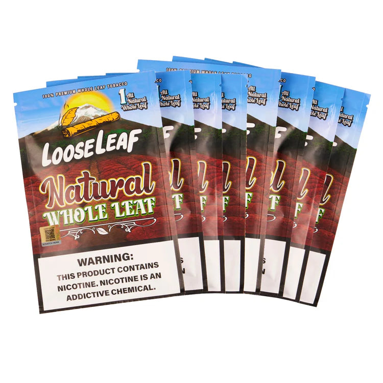 LOOSE LEAF WHOLE LEAF NATURAL 1/ 8PKS