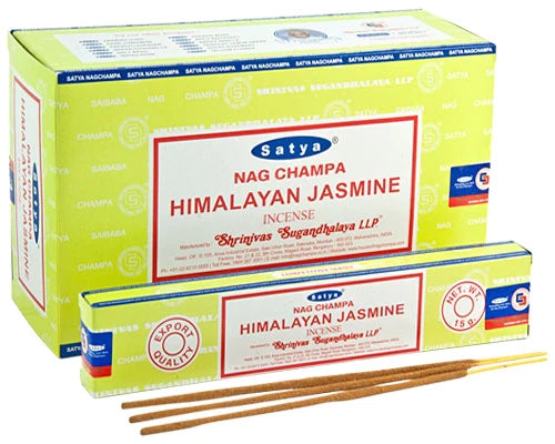 SATYA NAG CHAMPA HIMALAYAN JASMINE INCENSE 12 CT