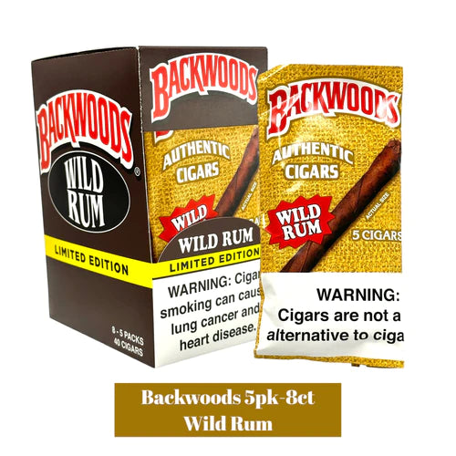 BACKWOODS CIGARS 5PK/8 CT