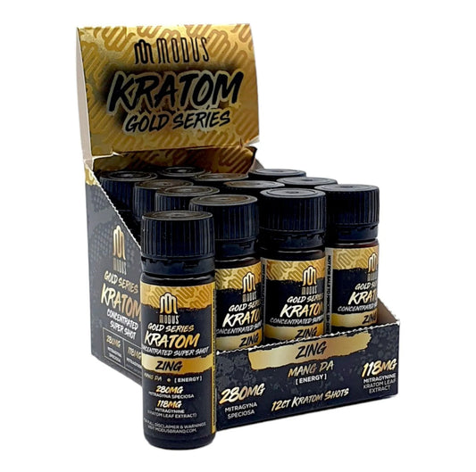 GOLD SERIES KRATOM SHOTS 12 CT