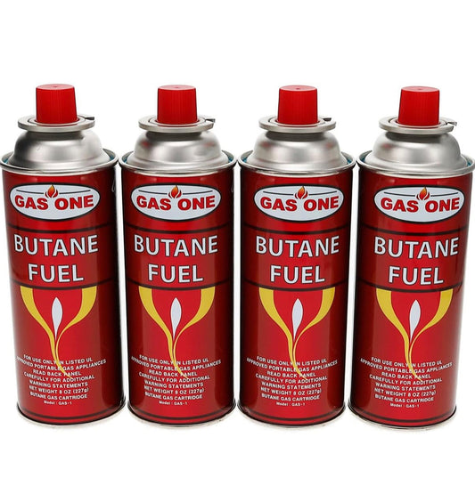 GASONE BUTANE 8OZ 4 CT