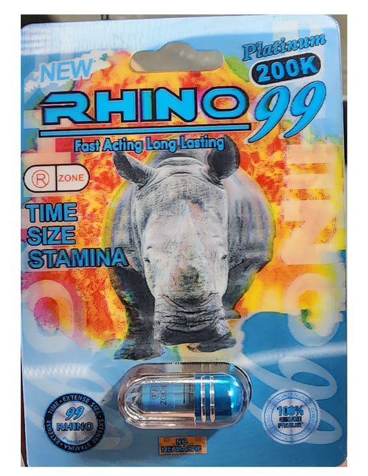 Rhino 99 single pills 1ct  $2.99 EA