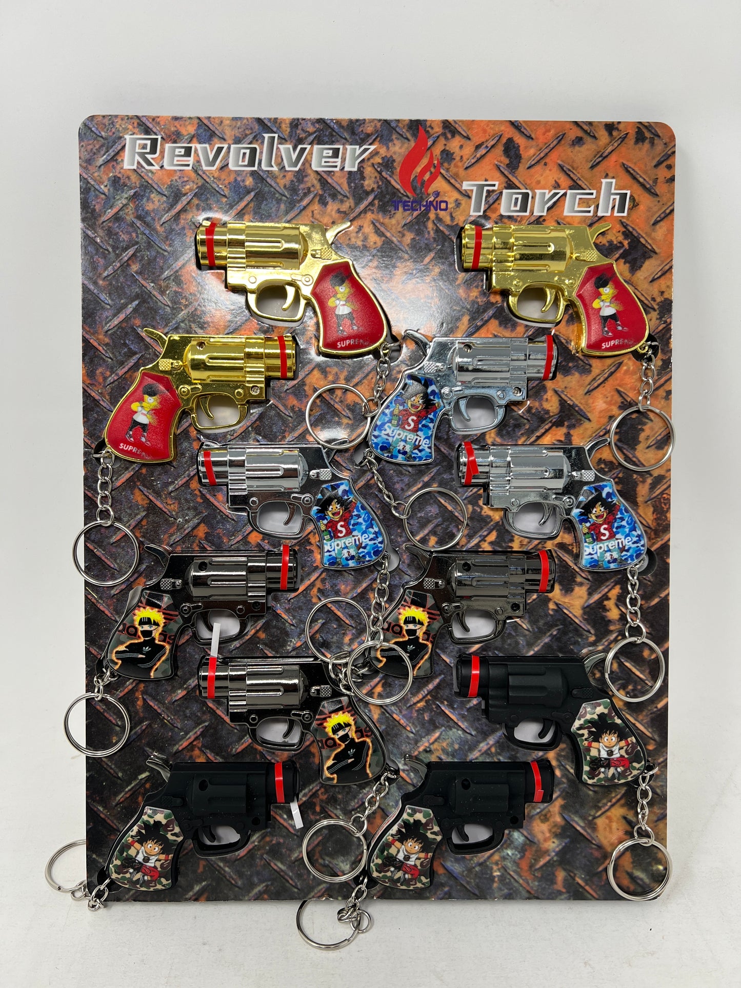 TECHNO REVOLVER TORCH 12 CT ( 2.99 EA )