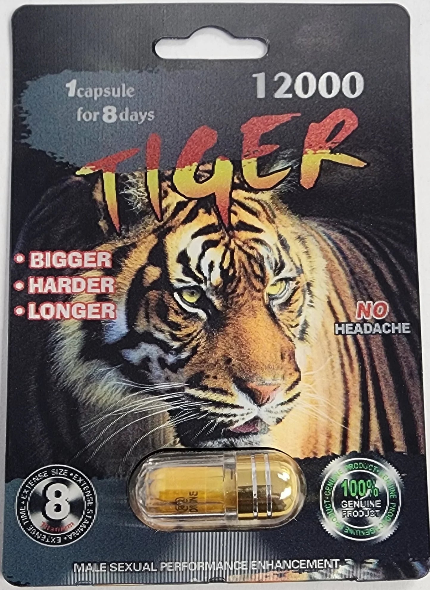 Tiger 12000 1 Capsule $2.99 EA