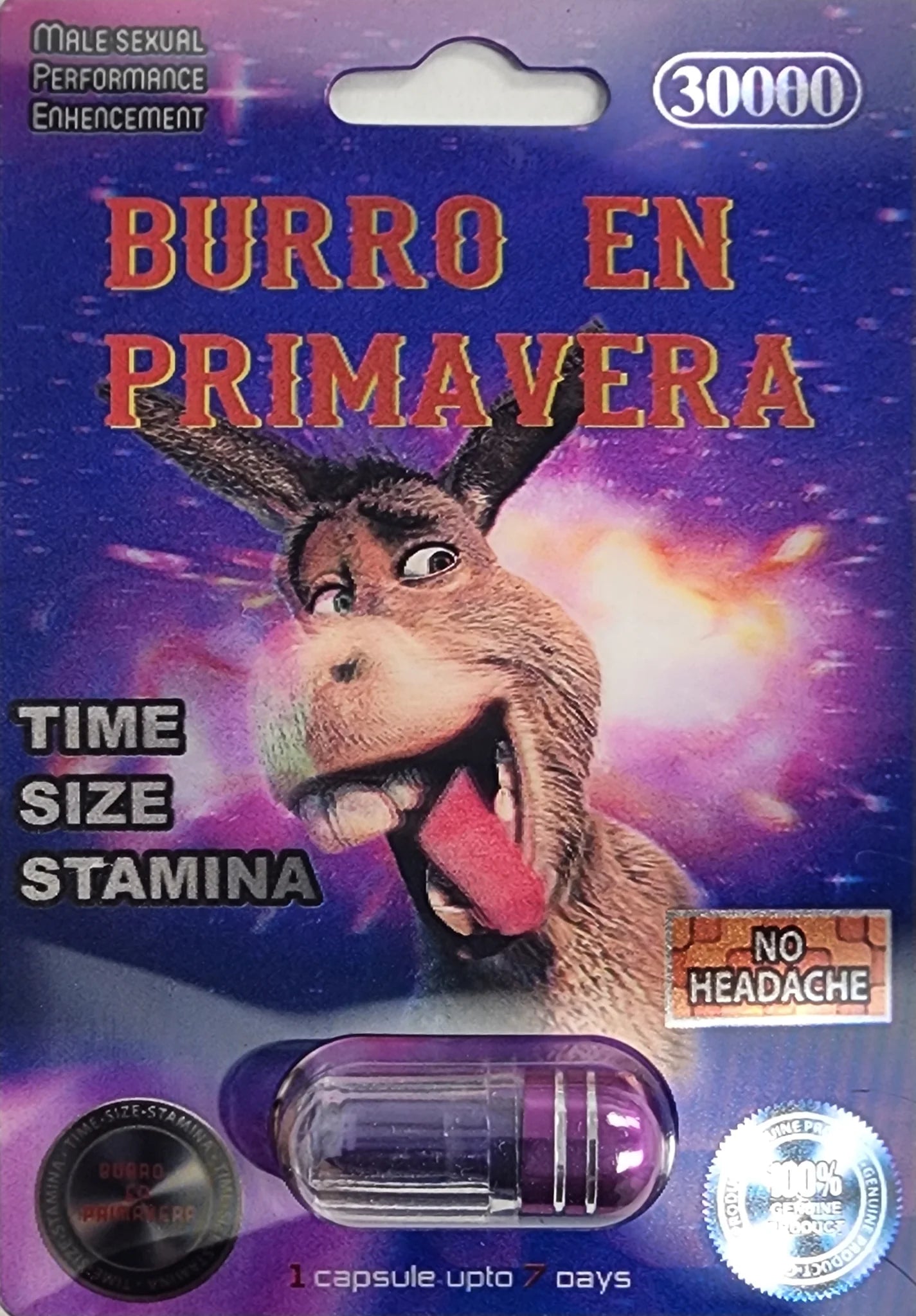 Burro En Primavera 30000 1 Capsule $2.99 EA