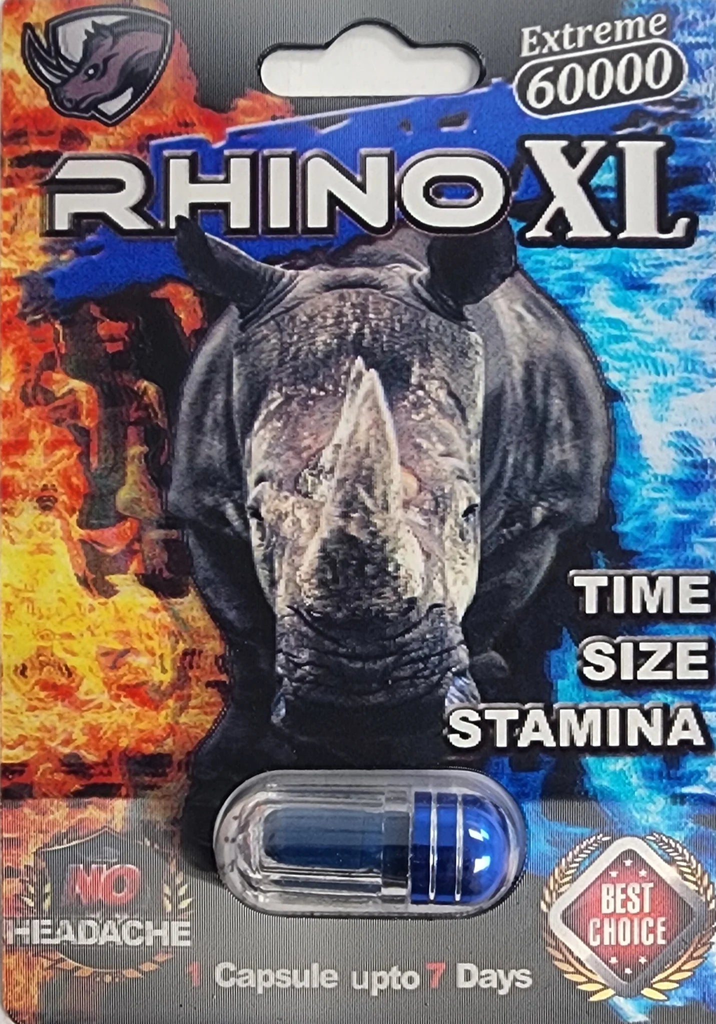 Rhino XL 60000 1 Capsule $2.99 EA