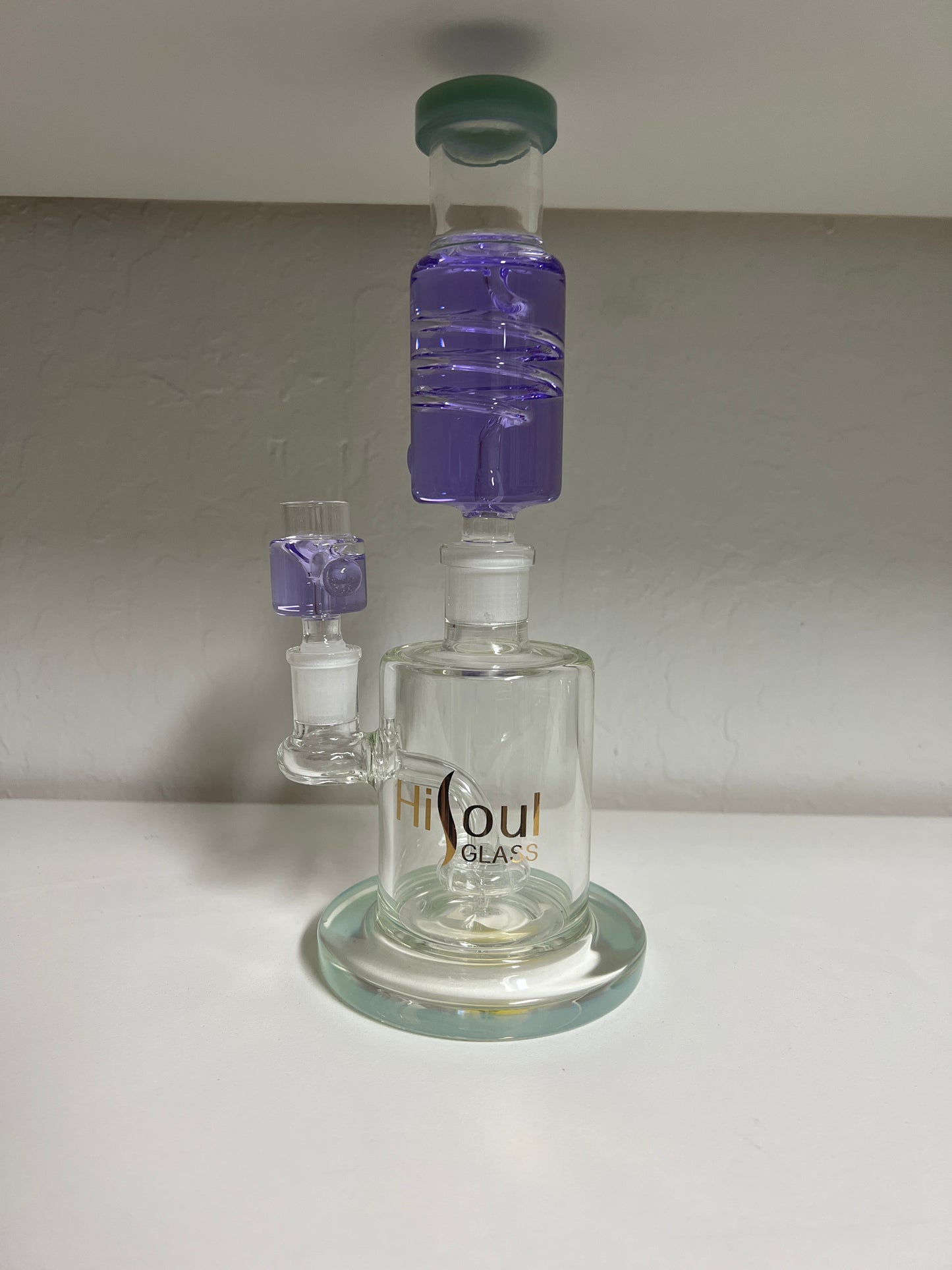 GLASS BONG HI SOUL LIQUID BUBBER ( D1 )