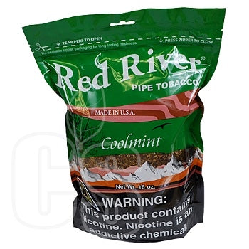 RED RIVER COOL MINT PIPE TOBACCO 16 OZ BAG