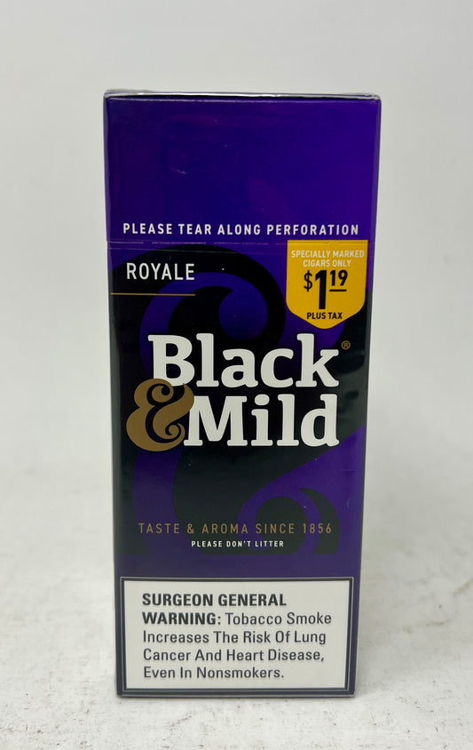 BLACK & MILD 1.19¢ ROYALE -  25 CT