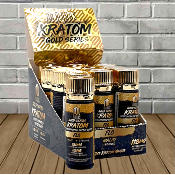 GOLD SERIES KRATOM SHOTS 12 SHOTS PER BOX