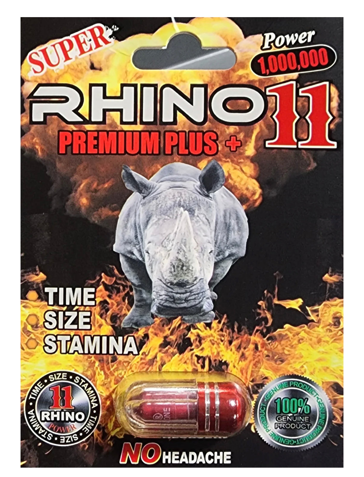 Rhino 11 single pills  $2.99 EA