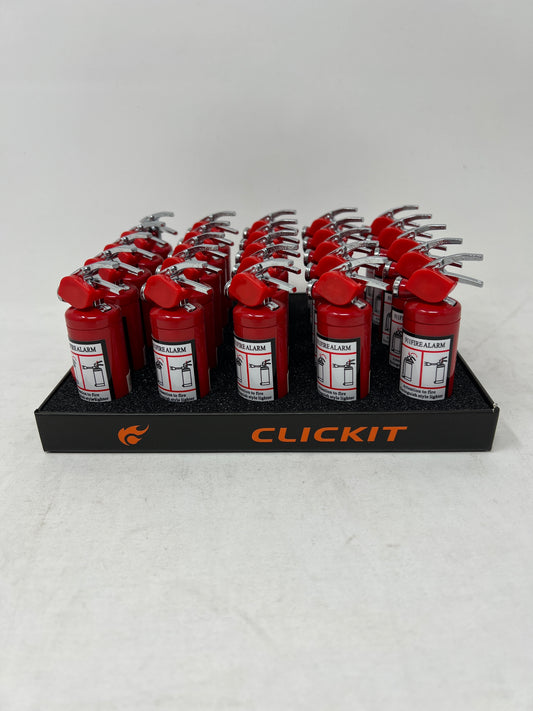 CLICKIT 911 FIREALARM LIGHTERS 25 CT ($3.99 EA)