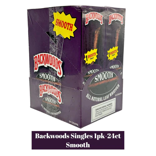 BACKWOODS CIGARS SINGLES 24 CT