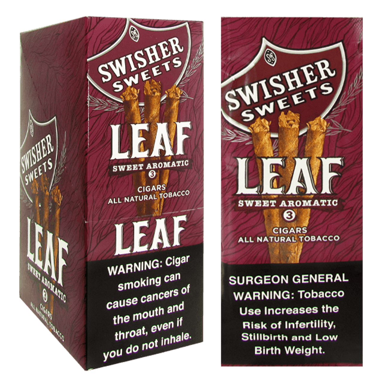 SWISHER SWEET LEAF 10/3-CT PACKS