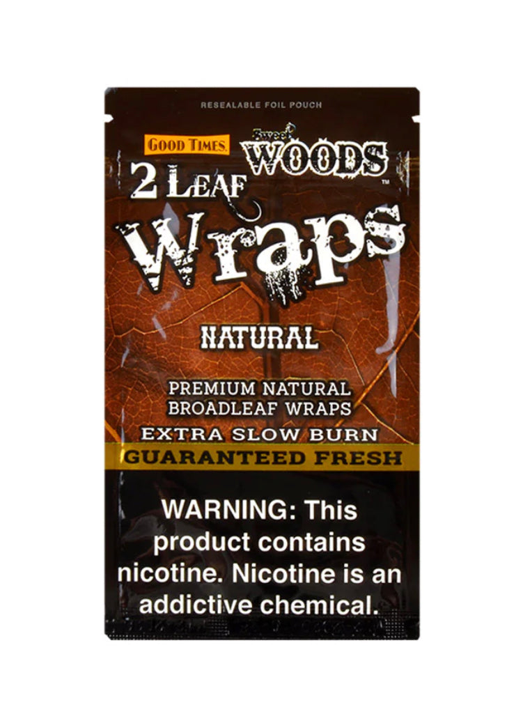 GOOD TIME WOODS LEAF WRAPS 60 CT