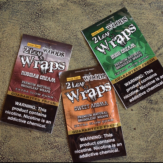 GOOD TIME WOODS LEAF WRAPS 60 CT