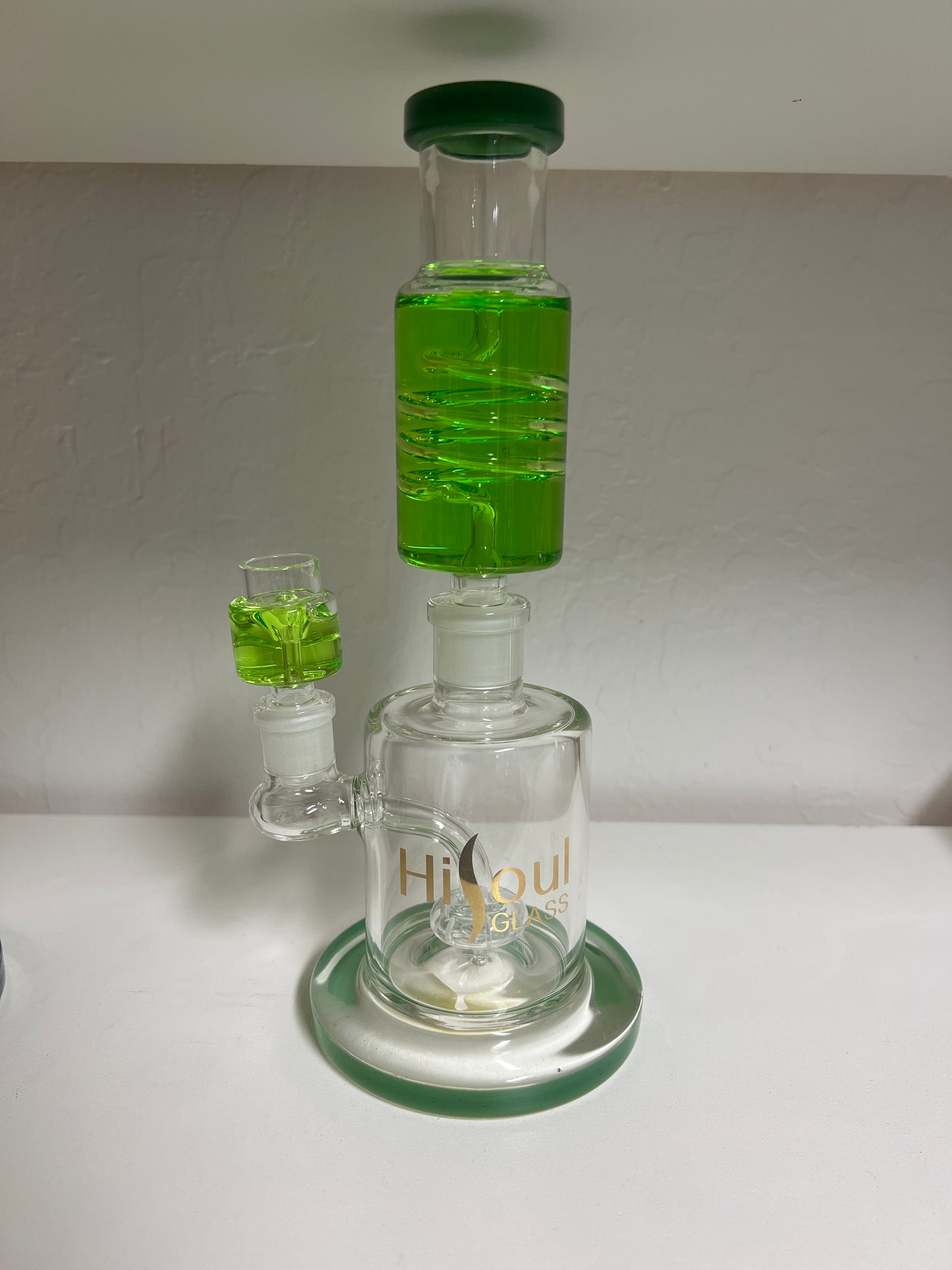 GLASS BONG HI SOUL LIQUID BUBBER ( D1 )