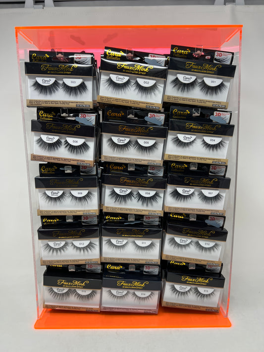 FAUXMINK EYELASHES 3D 60 PC ( $2.99 EA )